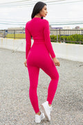 Thumbnail of CROPPED ZIP UP JACKET AND YOGA LEGGINGS SET