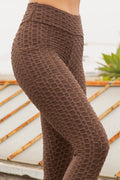 Thumbnail of PLUS SZIE Solid textured BUTT LIFTED leggings