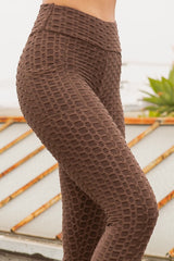 PLUS SZIE Solid textured BUTT LIFTED leggings