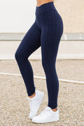 Thumbnail of PLUS SIZE Solid textured BUTT LIFTED leggings