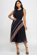 Thumbnail of High Waist Pleated Skirt Printed  Skirts