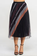 Thumbnail of High Waist Pleated Skirt Printed  Skirts