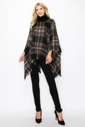 Thumbnail of PONCHO DE CUELLO ALTO DE CUADROS BOUCLE