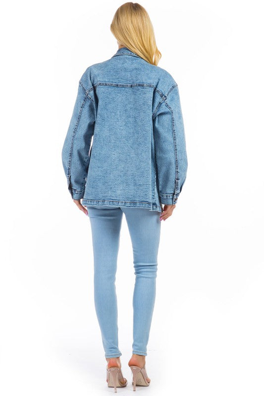 ACID BLUE DENIM JACKET