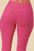 Thumbnail of Solid fitted pants with pockets and elastic waist
