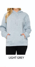 Thumbnail of SUDADERA CON CAPUCHA BÁSICA DE FORRO POLAR