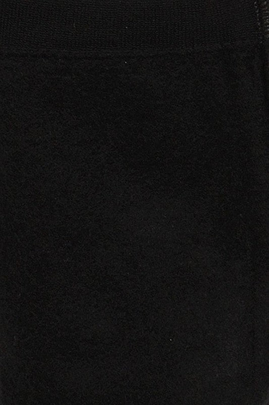 Solid High Waist, fleece lined leggings