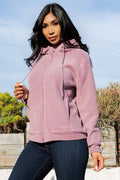 Thumbnail of FLEECE BONDED HOODIE JACKET WITH ZIPPER