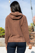 Thumbnail of FLEECE BONDED HOODIE JACKET WITH ZIPPER