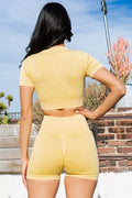 Thumbnail of MINERAL  WASHED 2 PIECE SHORT SET
