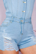 Thumbnail of Casual Talks Denim Romper