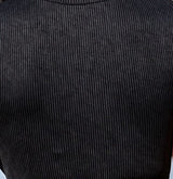 MINERAL WASHED RIB SEAMLESS METAL ZIPPER ROMER