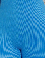 MINERAL WASHED RIB SEAMLESS BRA LINE ROMPER