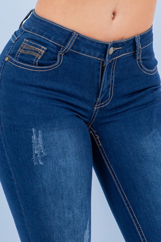 LOW RISE SKINNY JEANS