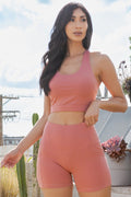 Thumbnail of SPORTS BRA CROP TOP & YOGA BIKER SHORT