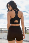 Thumbnail of SPORTS BRA CROP TOP & YOGA BIKER SHORT