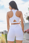 Thumbnail of SPORTS BRA CROP TOP & YOGA BIKER SHORT