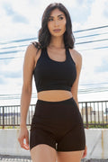 Thumbnail of SPORTS BRA CROP TOP & YOGA BIKER SHORT