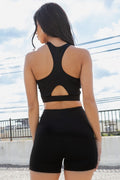 Thumbnail of SPORTS BRA CROP TOP & YOGA BIKER SHORT