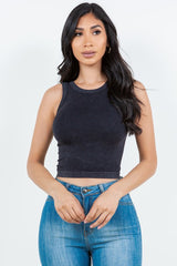 MINERAL WASHED RIB TANK