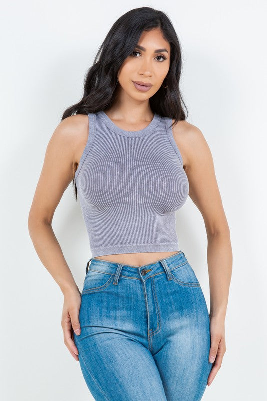 MINERAL WASHED RIB TANK