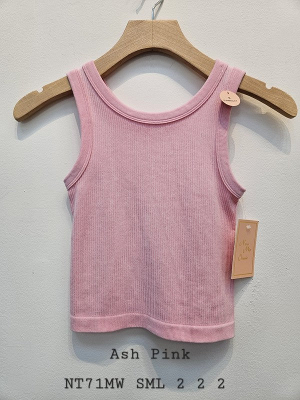 MINERAL WASHED RIB TANK