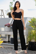 Thumbnail of PLEATED PAPER BAG WIDE LEG PANTS