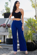 Thumbnail of PLEATED PAPER BAG WIDE LEG PANTS