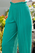 Thumbnail of PLEATED PAPER BAG WIDE LEG PANTS