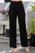 Thumbnail of PLEATED PAPER BAG WIDE LEG PANTS