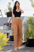 Thumbnail of PLEATED PAPER BAG WIDE LEG PANTS