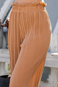 Thumbnail of PLEATED PAPER BAG WIDE LEG PANTS
