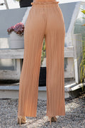 Thumbnail of PLEATED PAPER BAG WIDE LEG PANTS