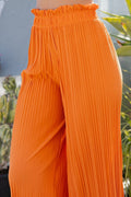Thumbnail of PLEATED PAPER BAG WIDE LEG PANTS