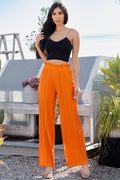 Thumbnail of PLEATED PAPER BAG WIDE LEG PANTS