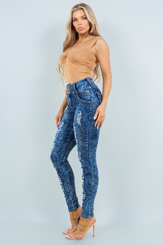 High Waisted Jeans Butt Lifting Jean