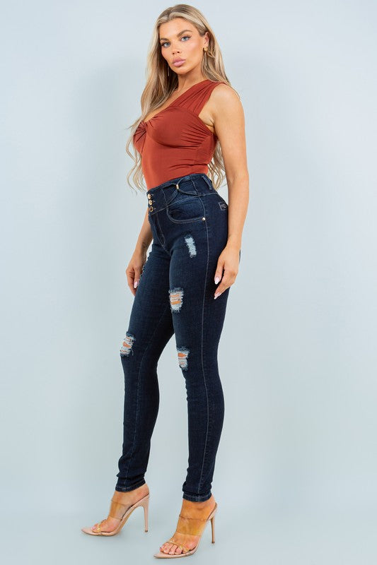 High Waisted Jeans Butt Lifting Jeans