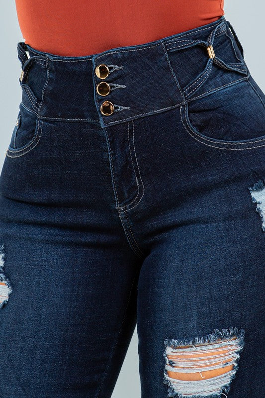High Waisted Jeans Butt Lifting Jeans