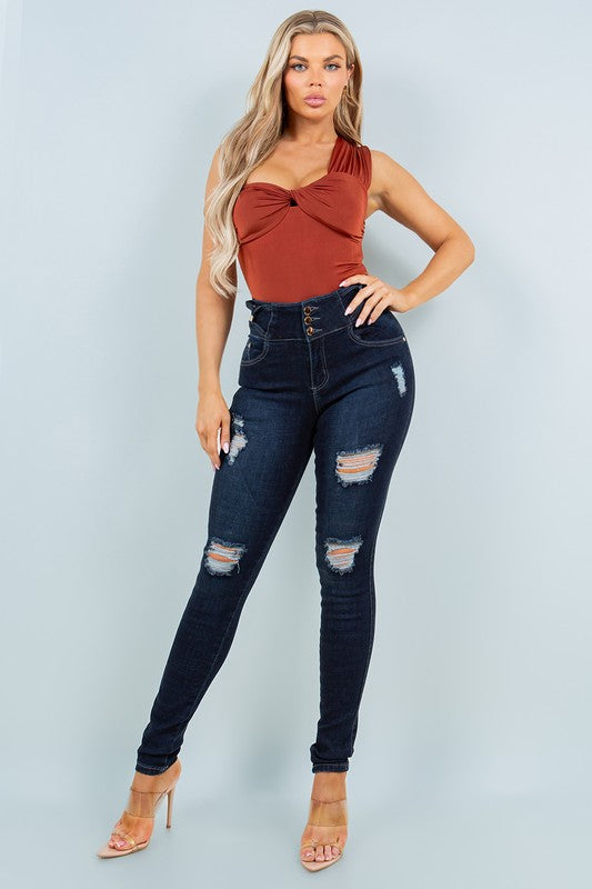 High Waisted Jeans Butt Lifting Jeans