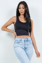 MINERAL WASHED RIB TANK