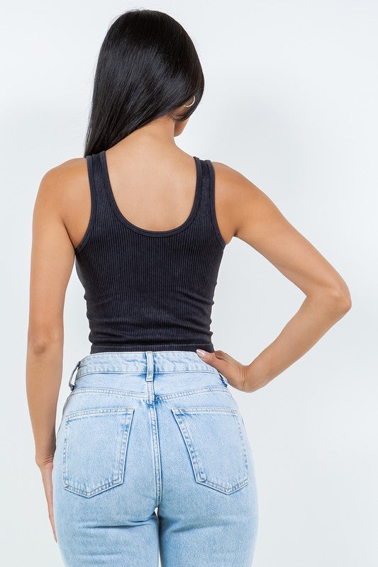 MINERAL WASHED RIB TANK