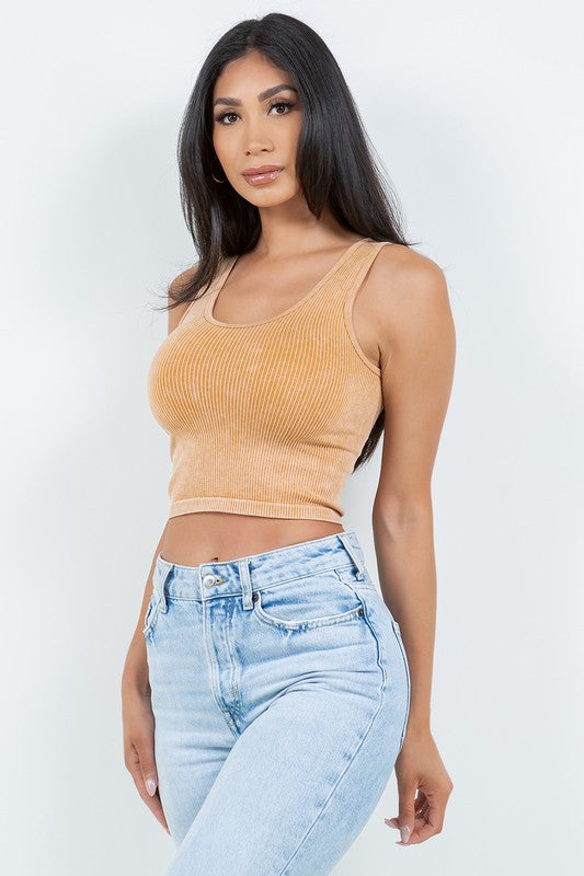 MINERAL WASHED RIB TANK