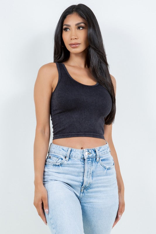 MINERAL WASHED RIB TANK