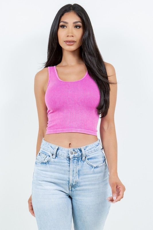 MINERAL WASHED RIB TANK