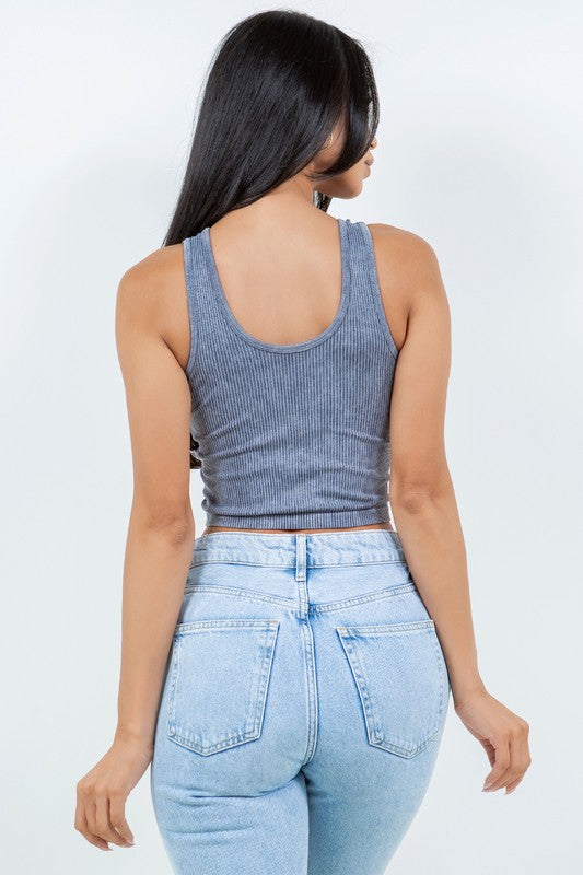MINERAL WASHED RIB TANK