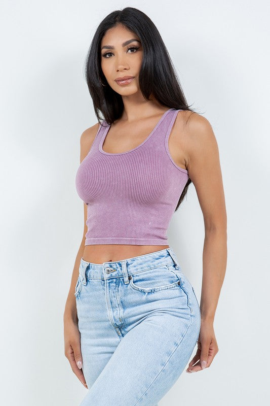 MINERAL WASHED RIB TANK