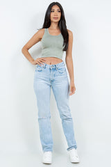 MINERAL WASHED RIB TANK