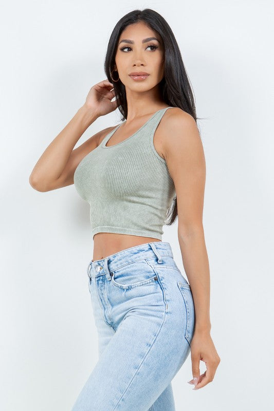 MINERAL WASHED RIB TANK