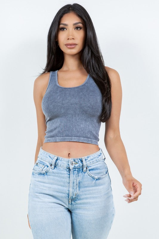 MINERAL WASHED RIB TANK