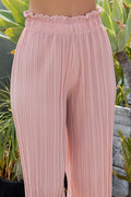 Thumbnail of PLEATED PAPER BAG WIDE LEG PANTS